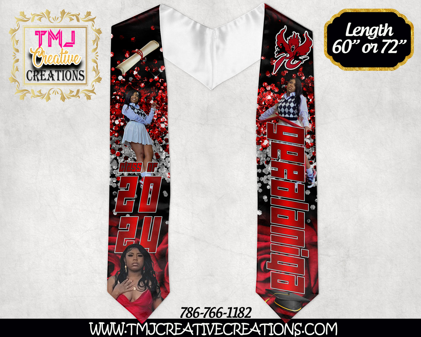 CUSTOMIZED GRADUATION STOLE