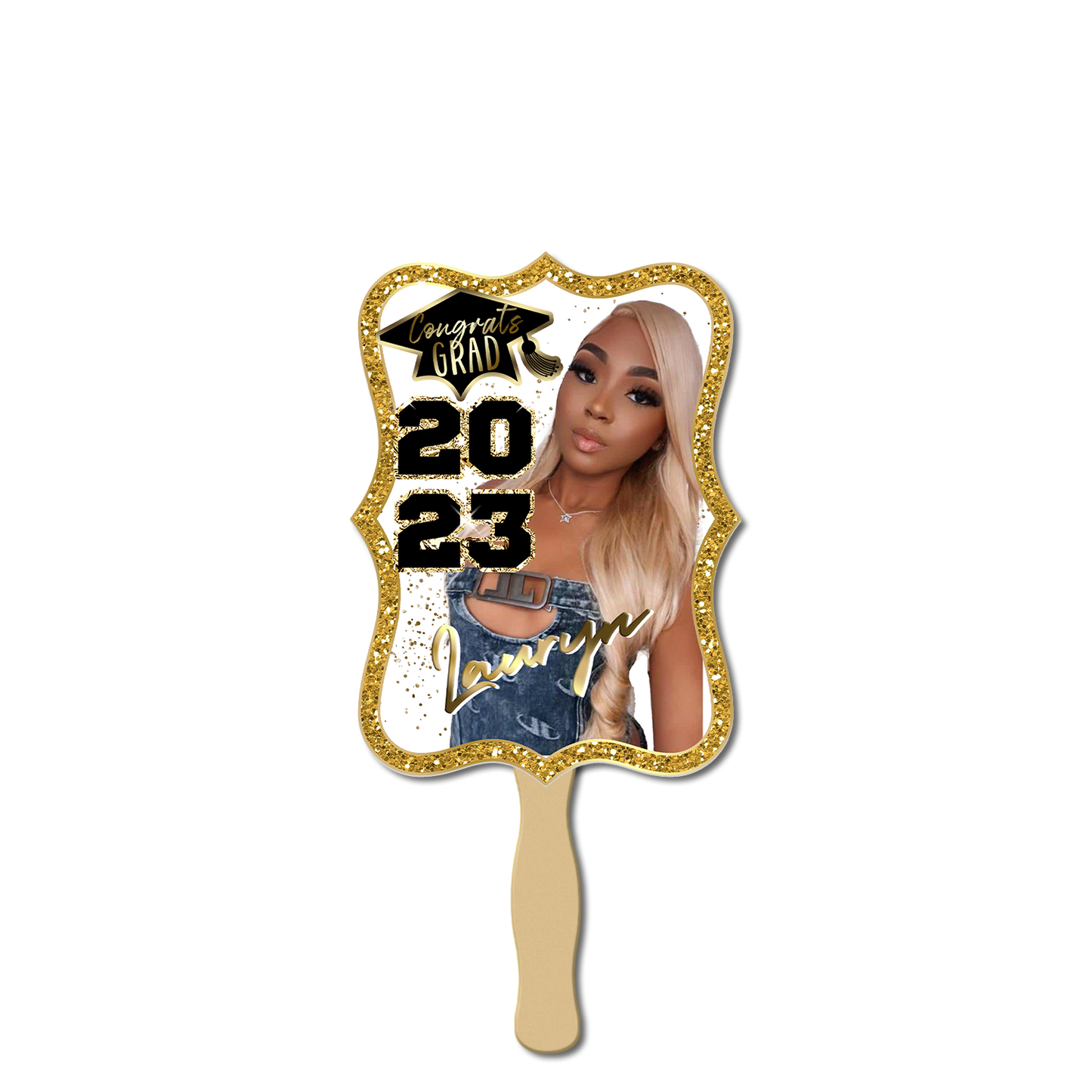 GRADUATION FANS Graduation Fans Grad Fan Custom Fan Graduation Favor Scroll Fan Graduation College High School Photo Fan Wedding Fan