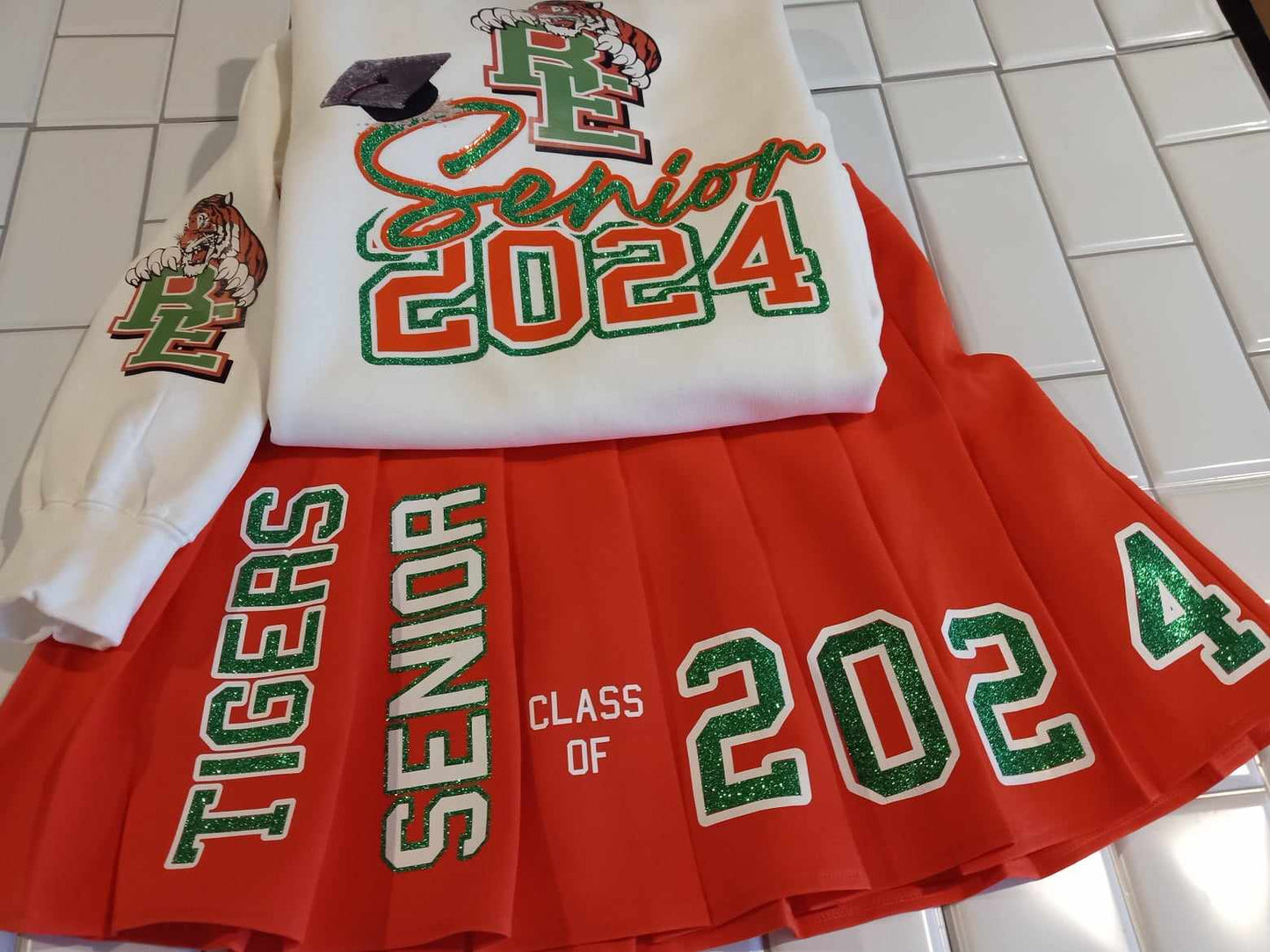 Senior Sweater & Skirt Set — Class of 2026 Graduation Outfit