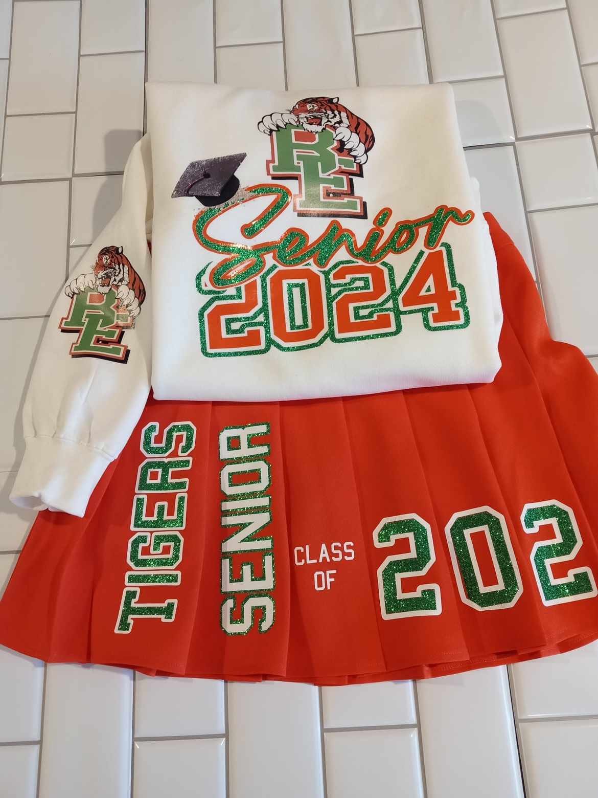 Senior Sweater & Skirt Set — Class of 2026 Graduation Outfit