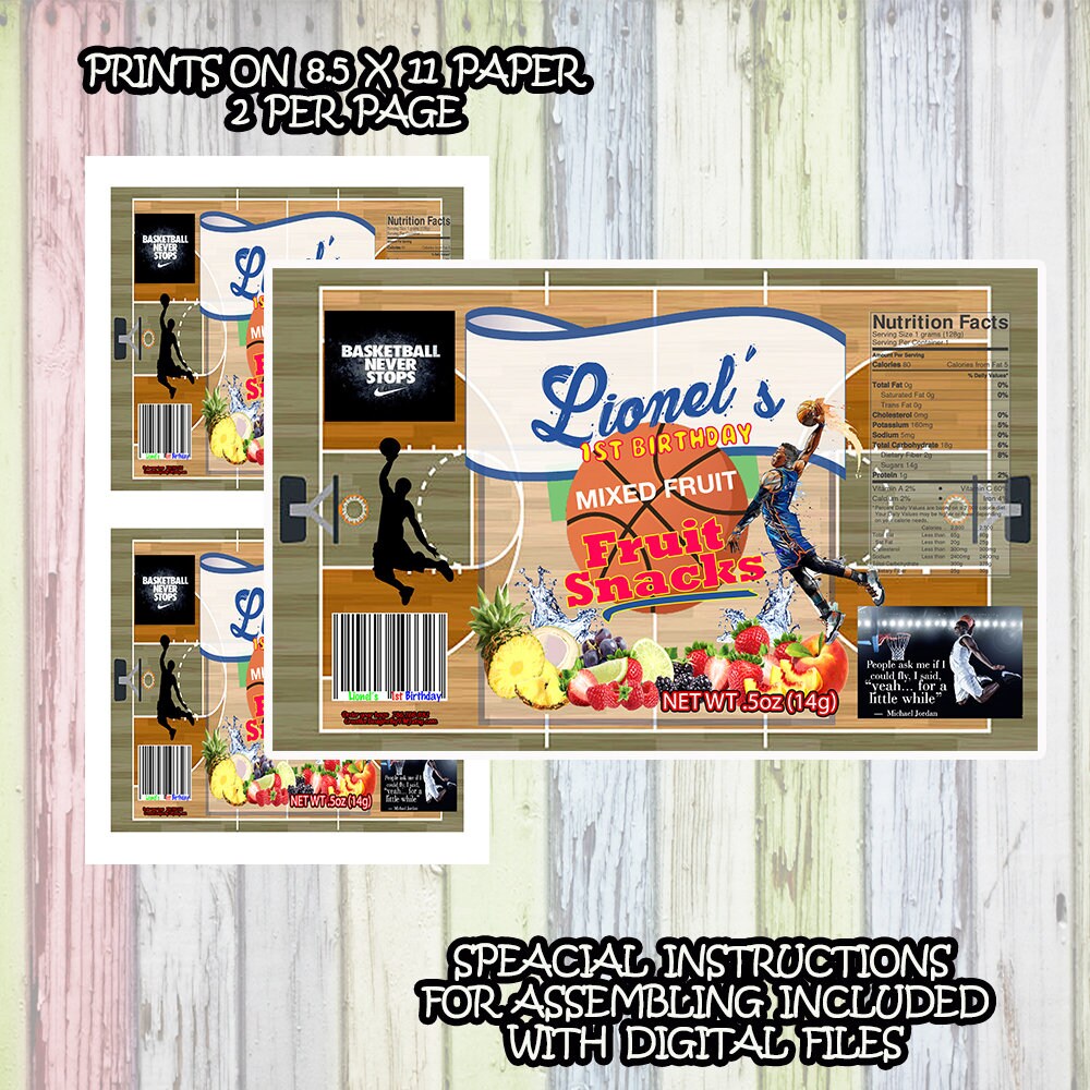 SPORTS THEME Fruit Snack Favors Sports Fruit packsSports Candy Candy Favors Sports Custom Sports Favor Bags