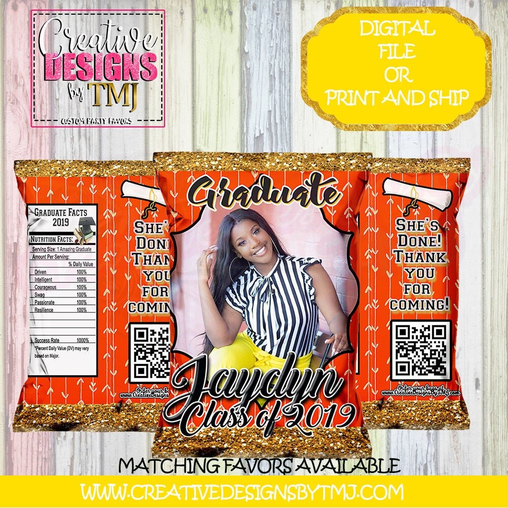 GRADUATION CANDY BAR Trunk Party Candy Grad Candy Bars Custom Chip Candy Bars Red and Gold Candy bars College Candy Bar University Candy Bar