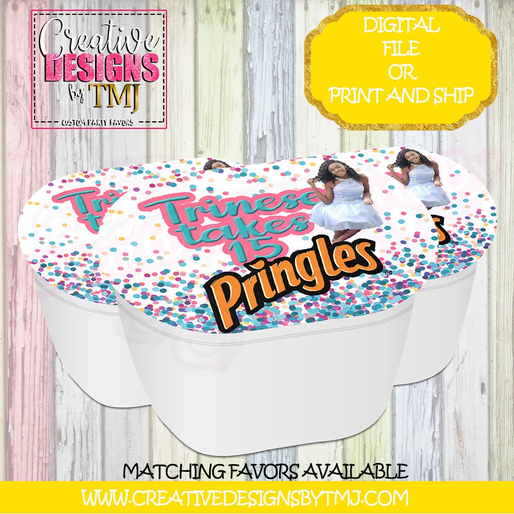 CONFETTI LET'S PARTY Party Favors Let's Party Stack Chips Let's Party Favors Birthday Favors Confetti Let's Party Juice Donuts Stack Chips