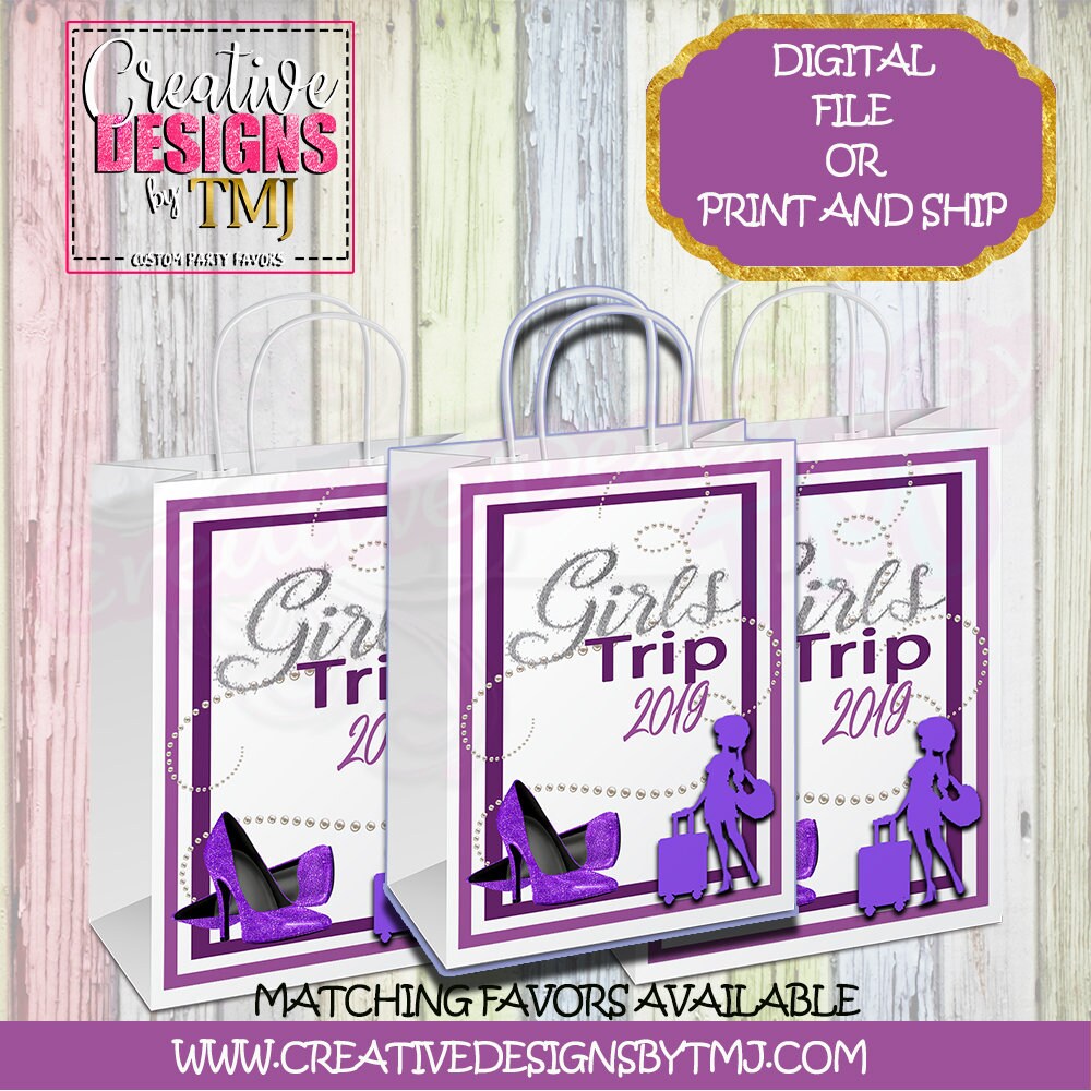 Girls Trip Party Favors Girls Trip Water Bottle Labels Girls Trip Candy Wrappers Girls Trip Candy Favors Girls Trip Favor Bags Trip Lip Balm