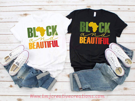 BLACK HISTORY Black and Beautiful T-Shirt Black Excellence Shirt Black is Beautiful T-Shirt Black lives matter shirt