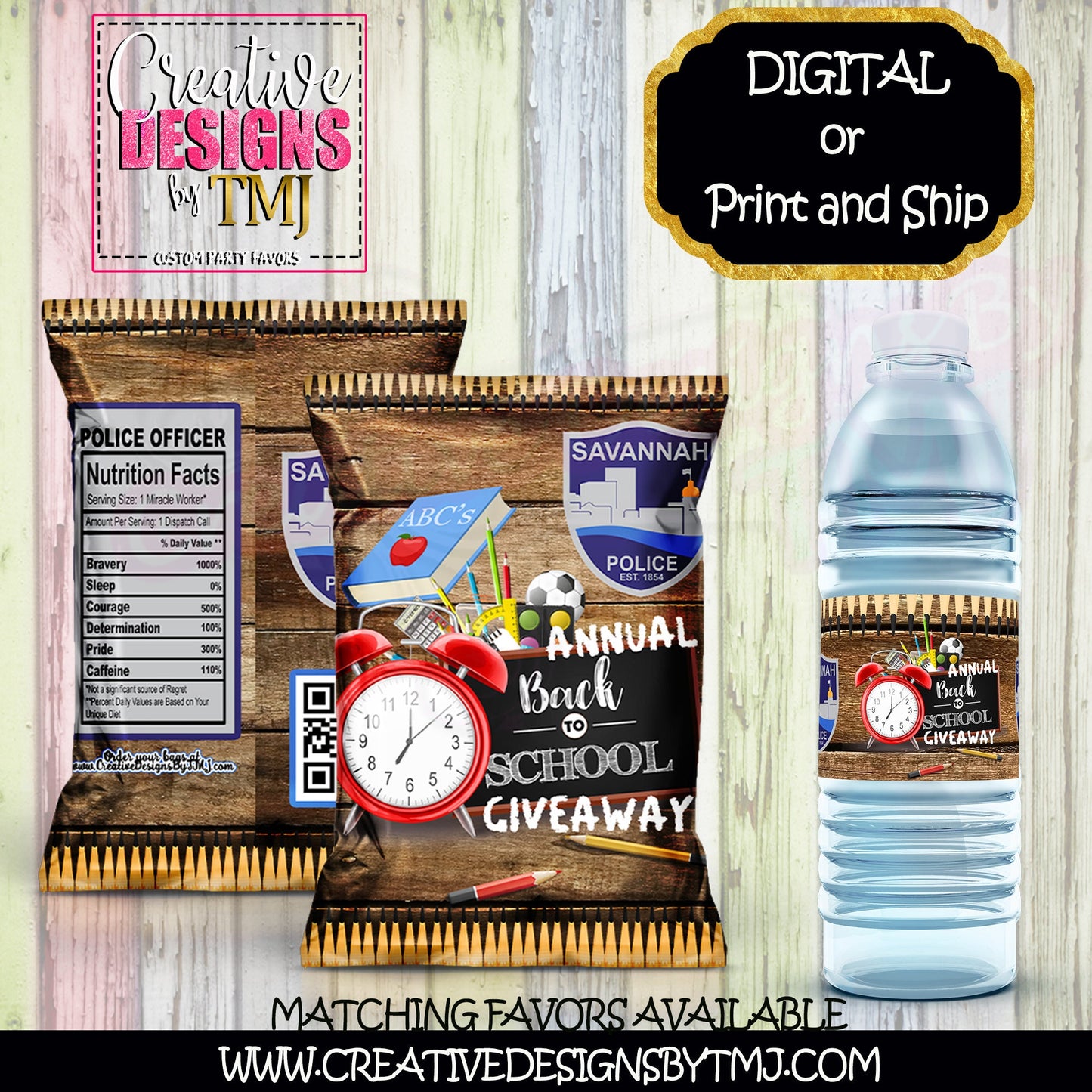 BACK 2 SCHOOL FAVORS Back to School Custom Chip Bag Water Bottle Labels Back 2 School Party Favors Welcome Back Favors Open House Favors