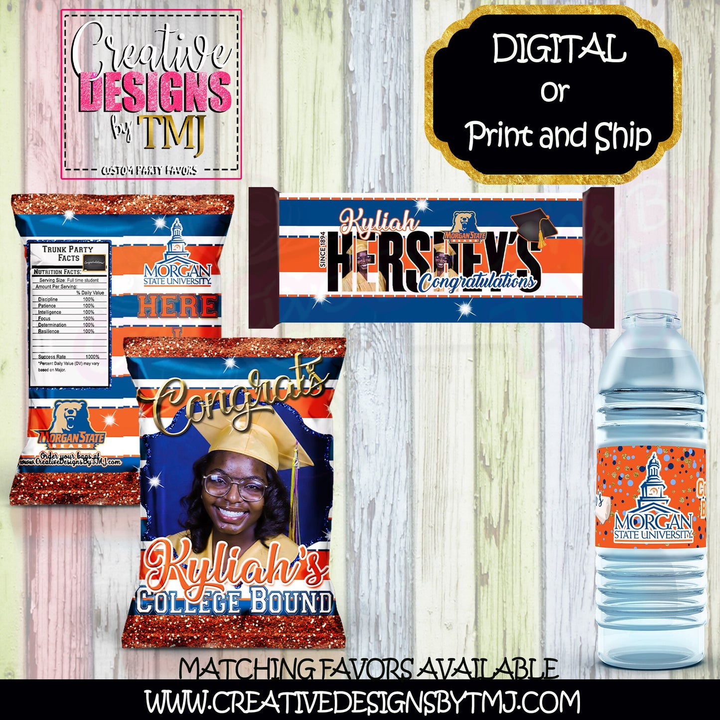 GRADUATION SCROLL FANS Graduation Favors Grad Fan Custom Fan Graduation Fans Scroll Fan Graduation College High School candy bar chip bag