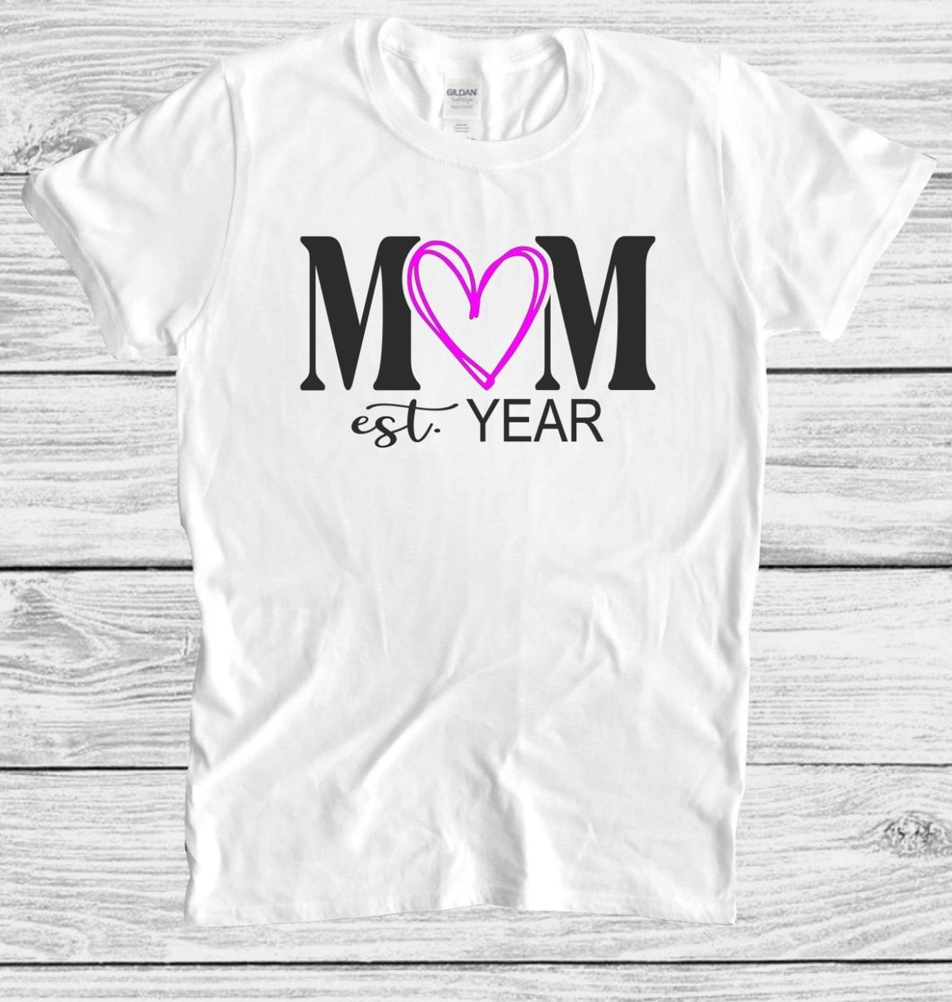 MOM ESTABLISHED TShirts Mom Established Shirt Mother's Day Gift Ideas Mom Shirts Mom Established add year Shirt Cute Shirt Gift Ideas