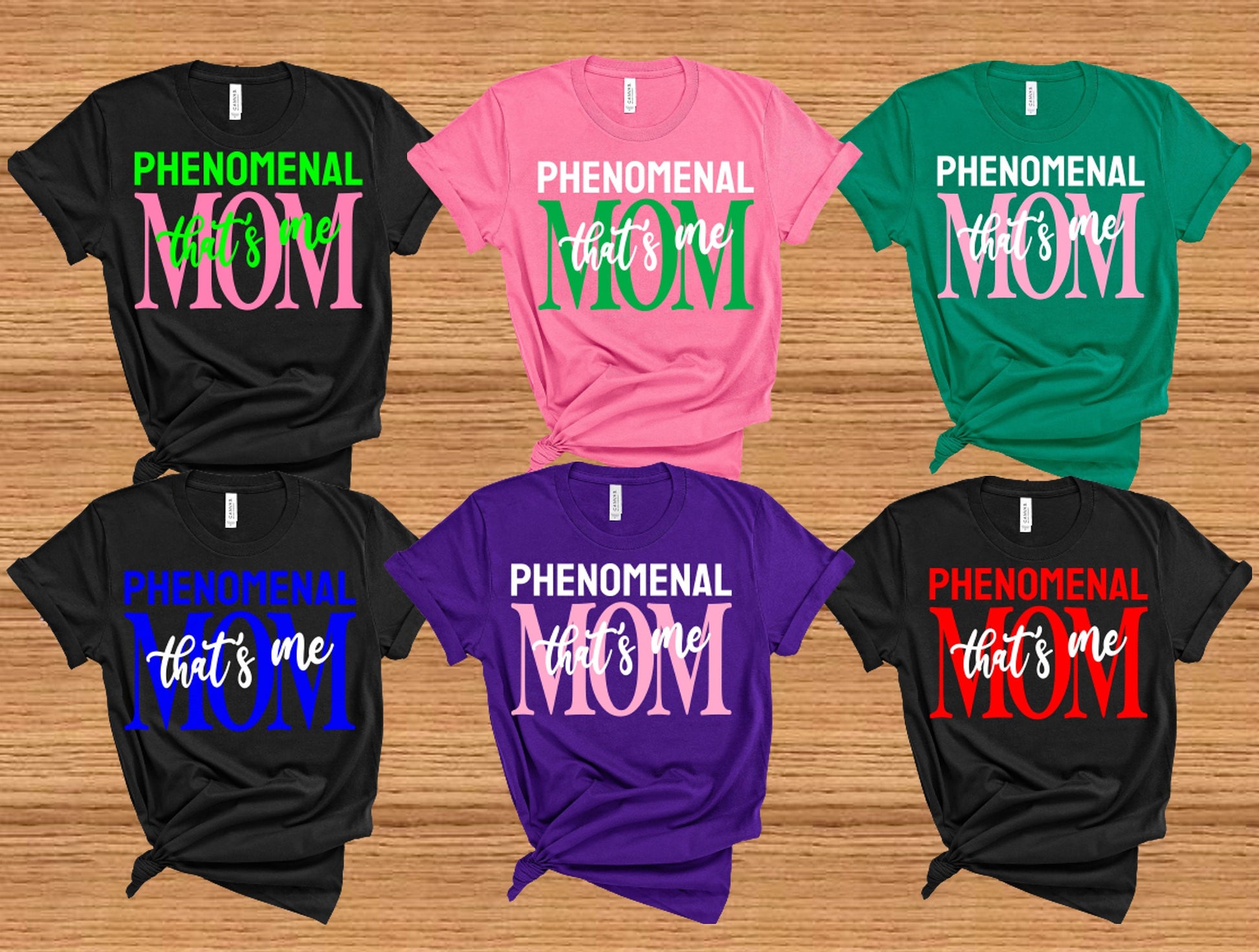 PHENOMENAL MOM TShirts Phenomenal Mom Shirt Mother's Day Gift Ideas Phenomenal Mom Shirts MOM Shirt Cute Shirt Gift Ideas Mothers Day Shirt