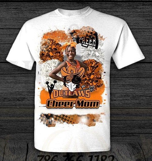 CHEER MOM ALLOVER T-Shirt Dance Mom T-Shirt High School Sports T-Shirt Cheerleader Shirt College Cheer Mom Shirt High School Football Shirt