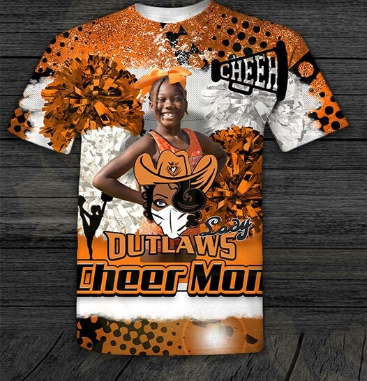 CHEER MOM ALLOVER T-Shirt Dance Mom T-Shirt High School Sports T-Shirt Cheerleader Shirt College Cheer Mom Shirt High School Football Shirt