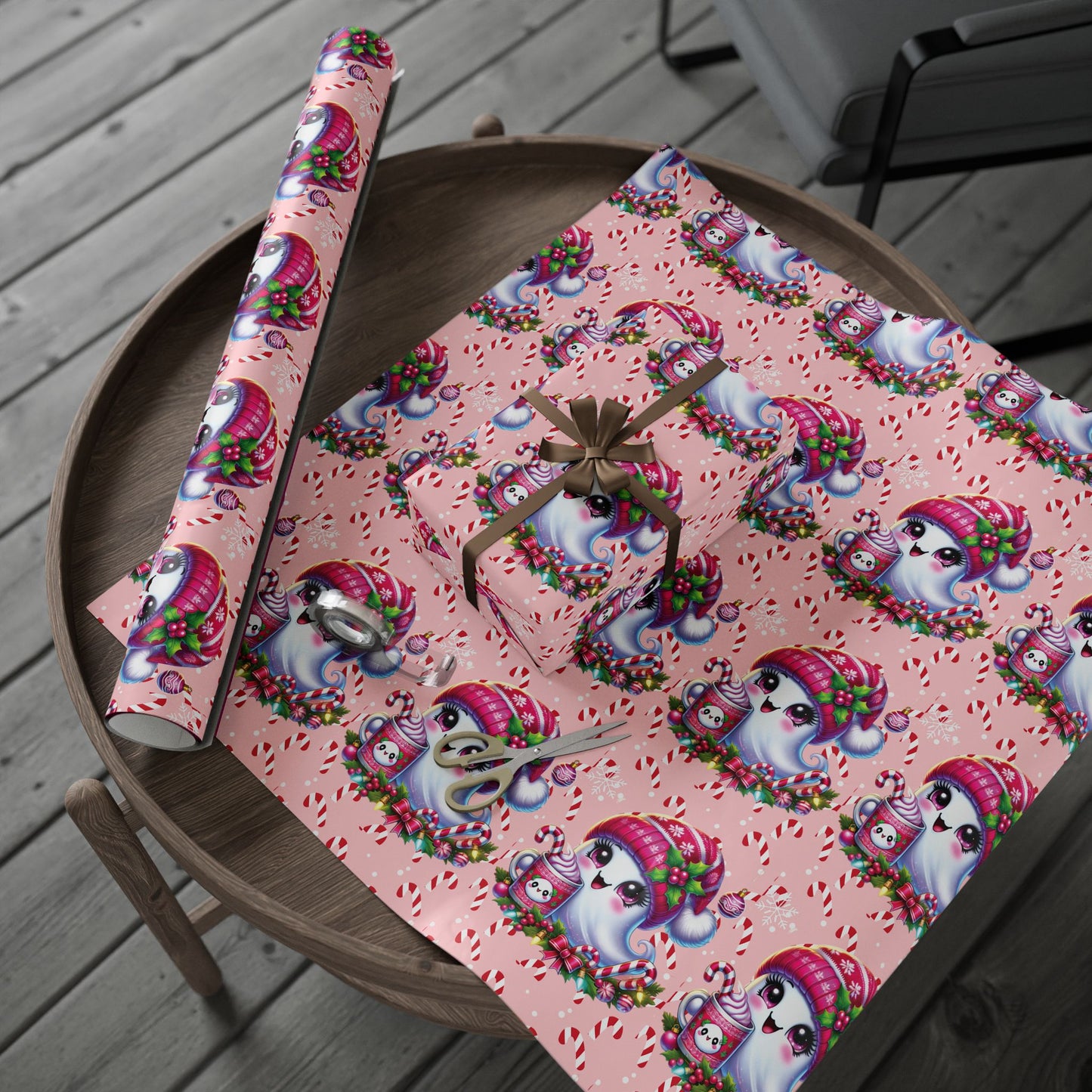 Christmas Ghost Wrapping Paper