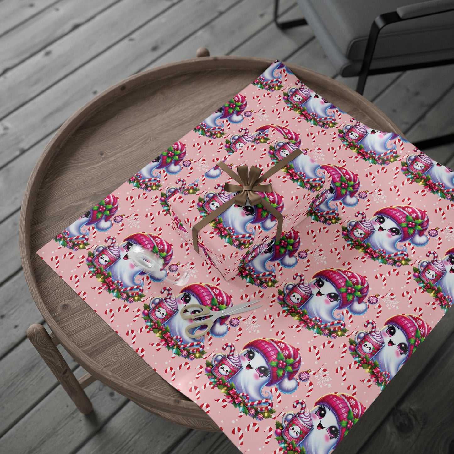 Christmas Ghost Wrapping Paper