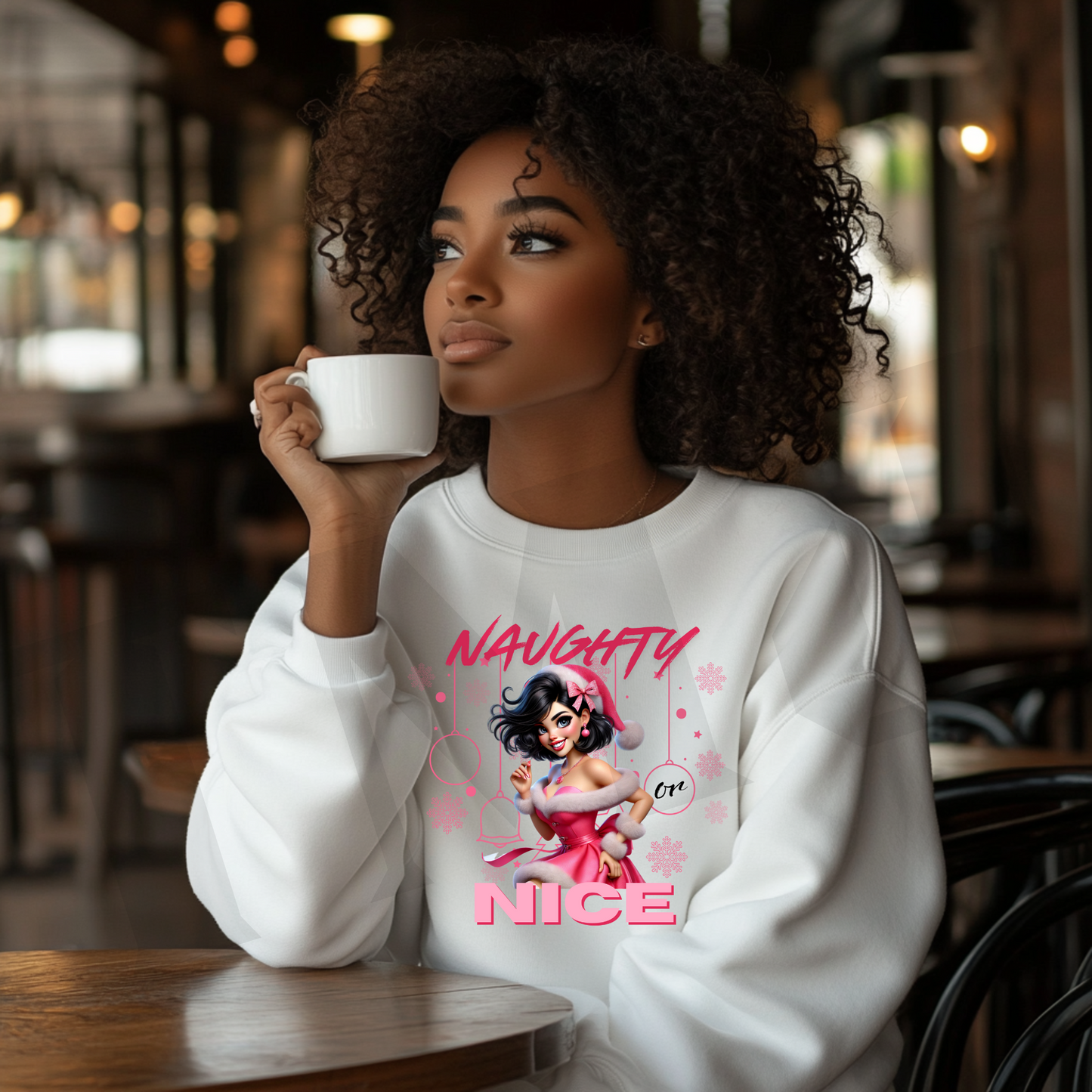 Naughty or Nice Mrs. Claus Christmas