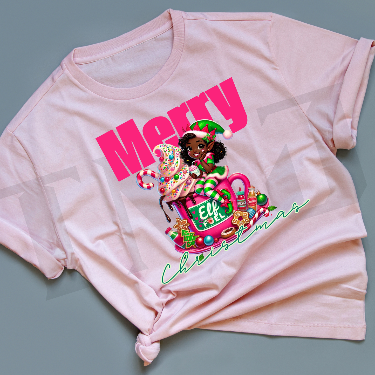 Merry Christmas Elf Fuel T-Shirt Christmas