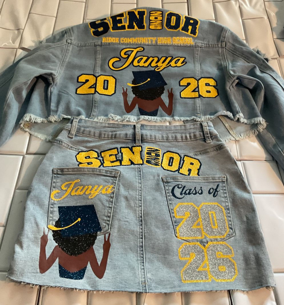 Class of 2026 Senior Apparel – Denim & Sweatshirt Collection