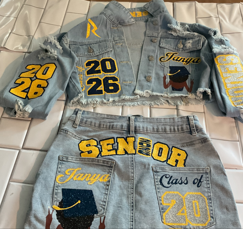 Class of 2026 Senior Apparel – Denim & Sweatshirt Collection