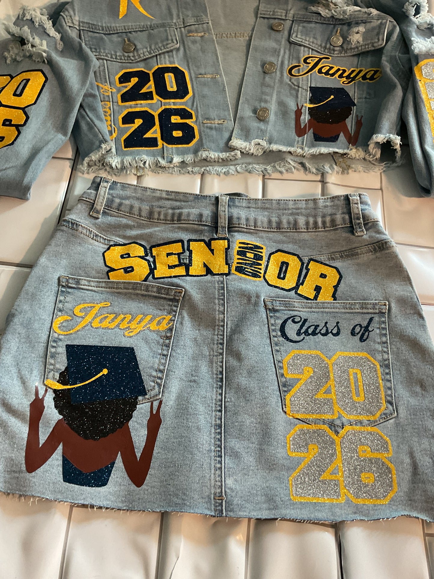 Class of 2026 Senior Apparel – Denim & Sweatshirt Collection