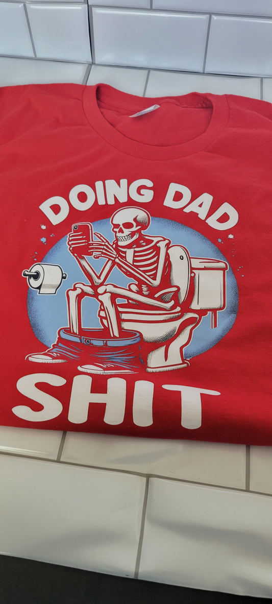 Red DOING DAD SHIT, Fathers Day Shirt, Fathers Day, Dad Shirts, Dad Tshirts, shirts for men, Men shirts, Guy Gifts, Fathers Gifts