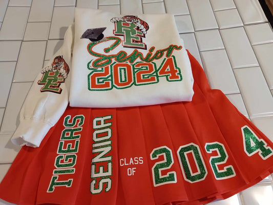 Senior Sweater & Skirt Set — Class of 2026 Graduation Outfit