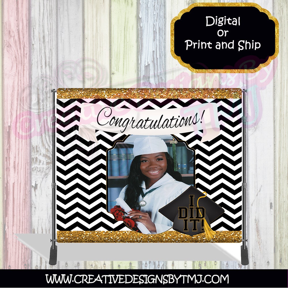 CUSTOM Digital Banner PERSONALIZED BANNER Customized Wedding Banner Baby Shower Banner Step and Repeat Banner Sweet 16 Banner Name Banner