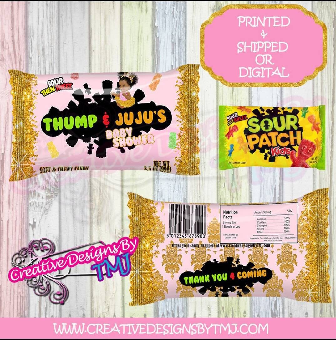 TUTU BABY SHOWER Tutu Favors Princess Chipbag Tutu Digital Tutu Water Bottle label  Digital Custom Chip Ethnic Baby Chipbag Black girl bag