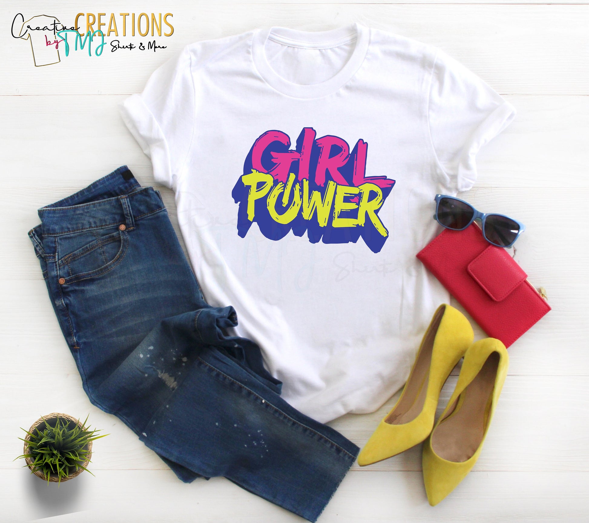 Girl Power T-Shirt Girl Power Shirt Ladies T-Shirt Girls Shirt Mother Daughter Shirt Black Girl Magic Empowerment Shirt Woman's Power Shirt