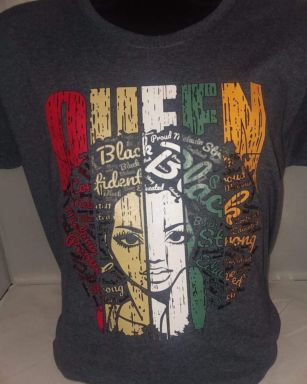 QUEEN OR PRINCESS-Shirt Mom and Daughter Shirt Mommy and Me Shirt Black Princess with Words Mommie and Me Shirts Black Queen with Words