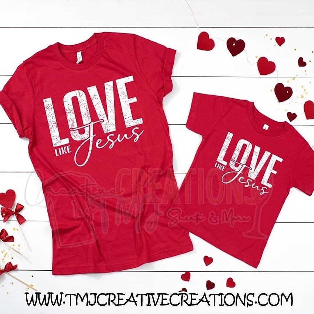 Love Like Jesus T-Shirt Love Like Jesus Shirt Church T-Shirt Christian T-Shirts Love Shirts Holy Shirts Faith Shirts Godly Shirts