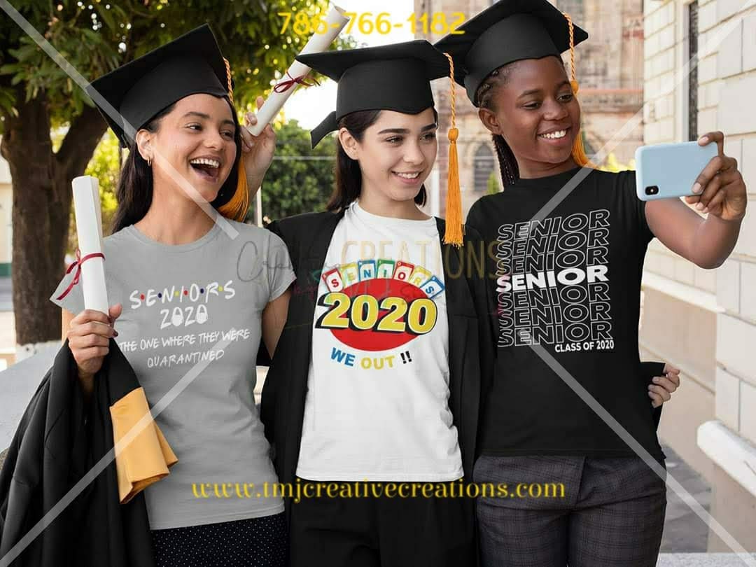 CLASS OF 2020 SENIOR Shirt Seniors Shirt 2020 Seniors T-Shirt 2020 T-Shirt Graduate Shirt Graduation Shirt 2020 Graduate Shirt 2020 Graduate