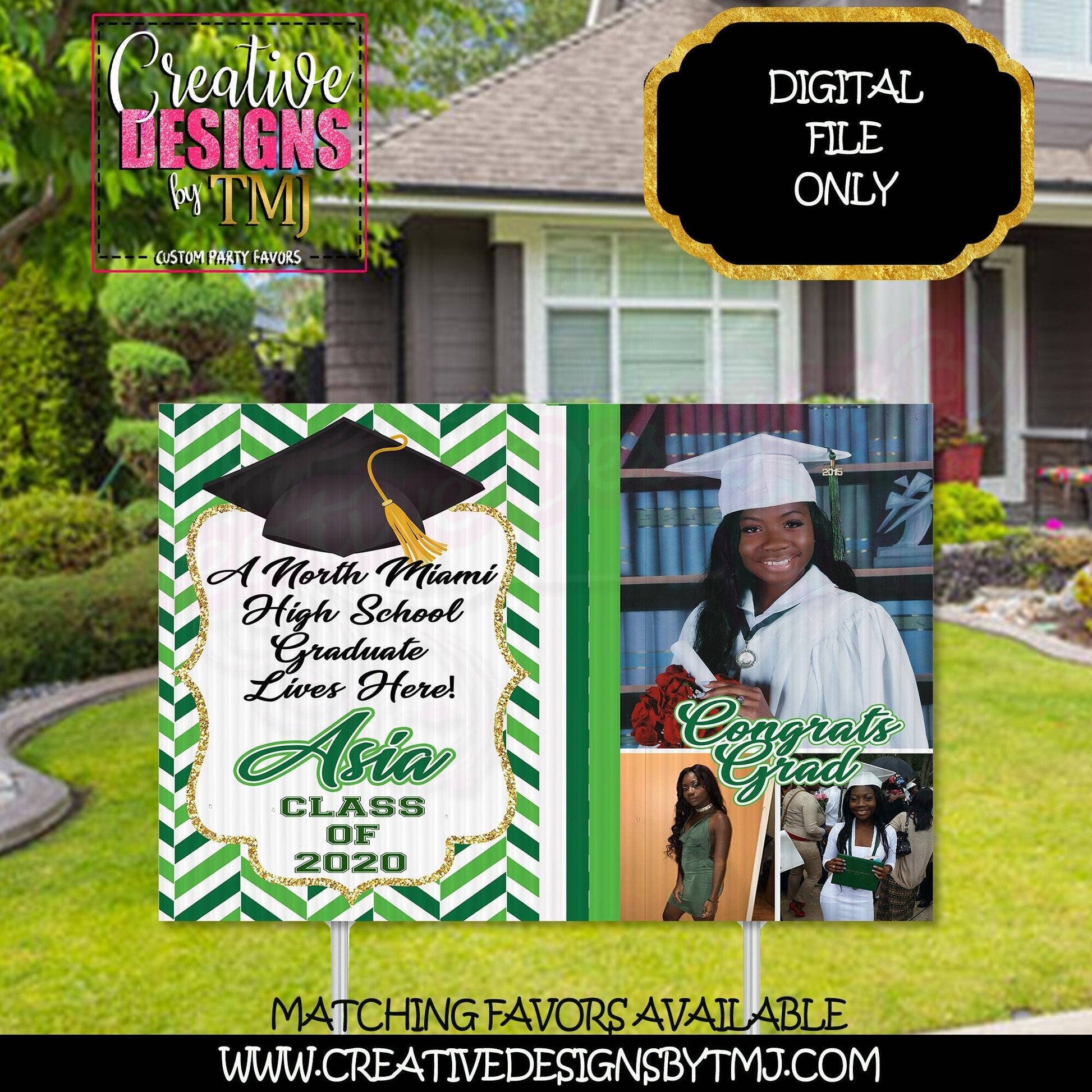 CUSTOM GRADUATION LAWN Sign Personalized Graduation Lawn Sign Customized Graduation Sign Class of 2020 Graduate Sign 2020 Graduation Sign