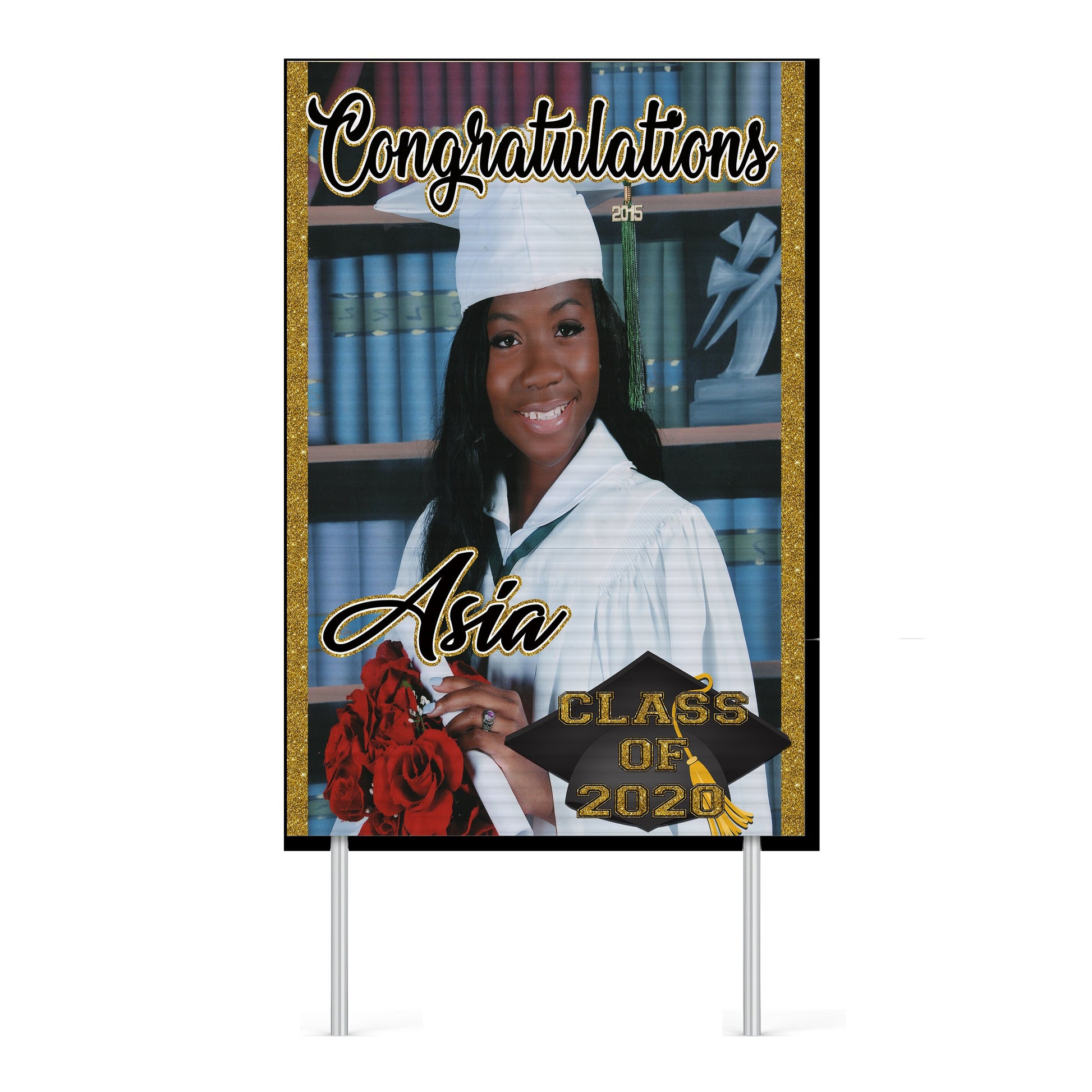 KIDS GRADUATION LAWN Sign Pre-K Graduation Sign  Kids Graduation Sign Primary Color Graduation Sign Class of 2020 Graduate Sign 2020 Grad