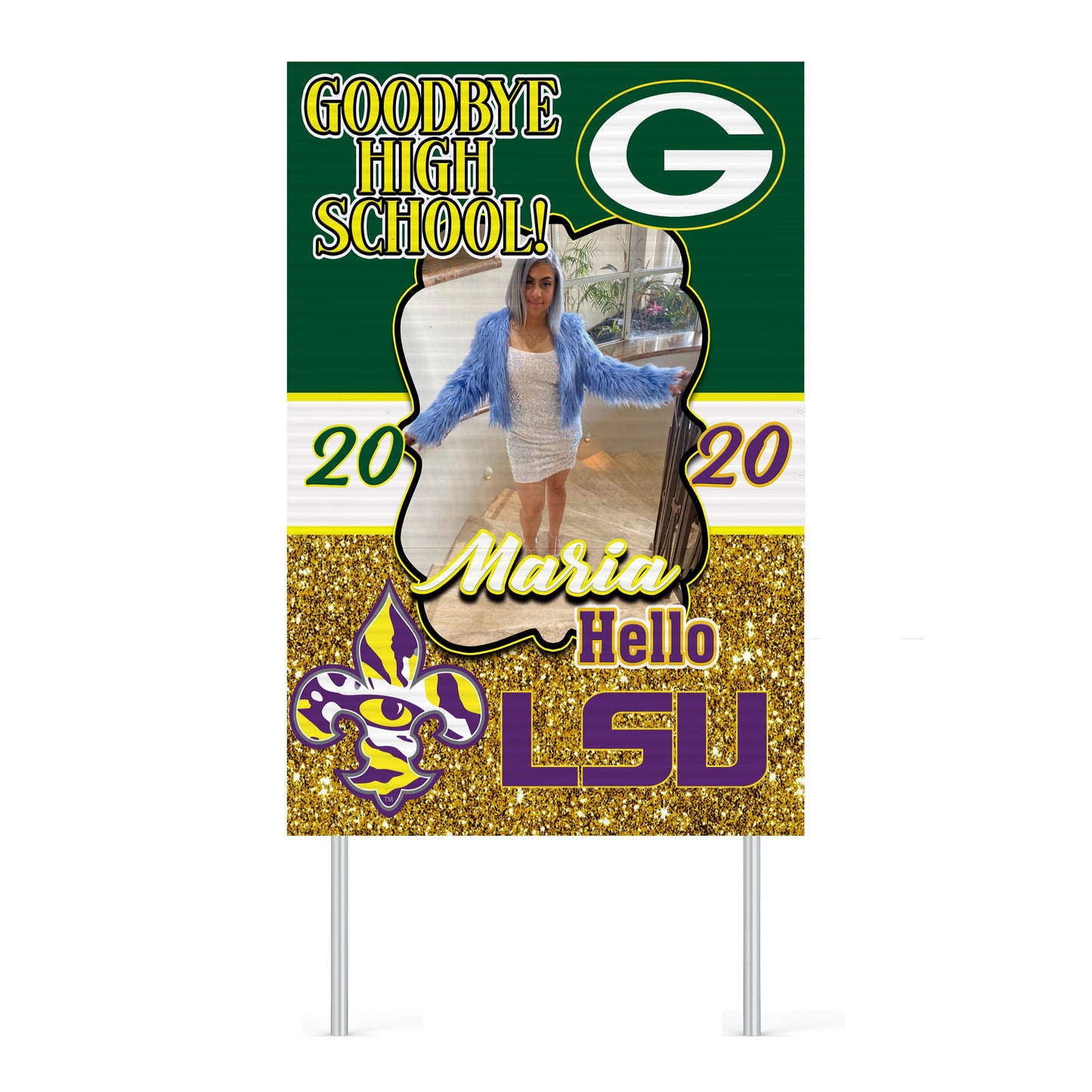 CUSTOM DECLARATION SIGN Sign Personalized Declaration Lawn Sign Customized Declaration Sign Class of 2020 Graduation 2020 Declaration Sign