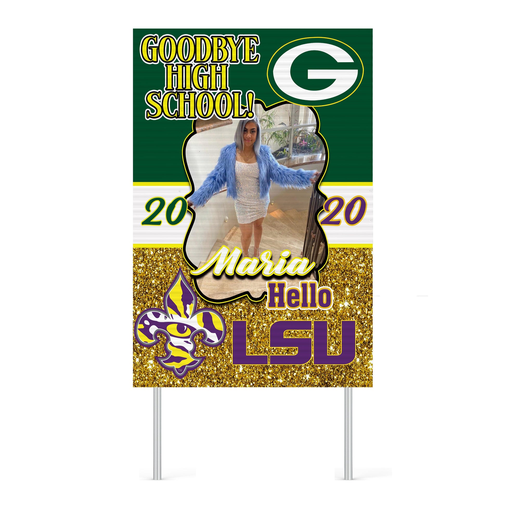 CUSTOM DECLARATION SIGN Sign Personalized Declaration Lawn Sign Customized Declaration Sign Class of 2020 Graduation 2020 Declaration Sign