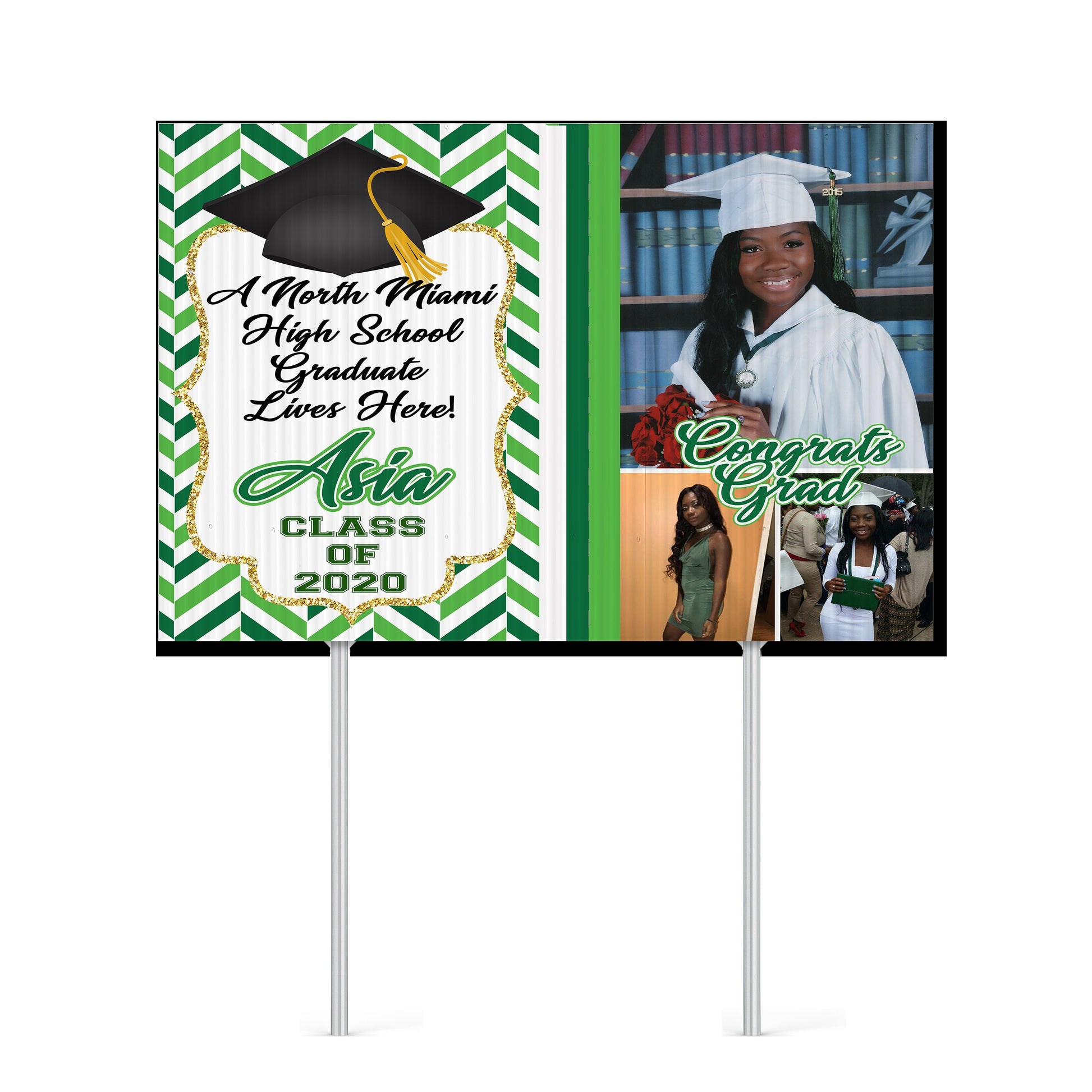 CUSTOM GRADUATION LAWN Sign Personalized Graduation Lawn Sign Customized Graduation Sign Class of 2020 Graduate Sign 2020 Graduation Sign
