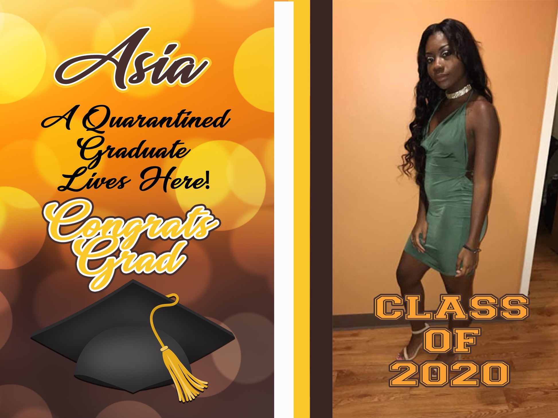 CUSTOM GRADUATION LAWN Sign Personalized Graduation Lawn Sign Customized Graduation Sign Class of 2020 Graduate Sign 2020 Graduation Sign