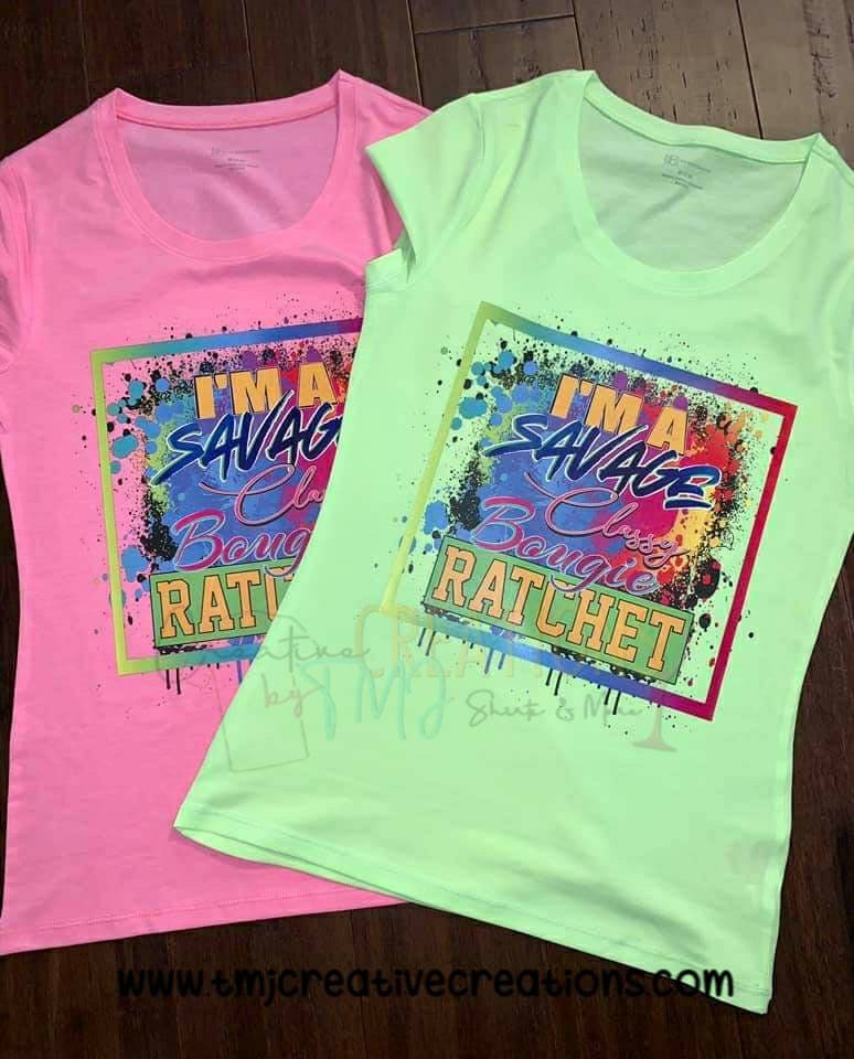 I'M A SAVAGE Shirt Hot Girl T-Shirt Hot Girl Woman T-Shirt Teenager Shirt Young Woman Shirt Cute Shirt Imma Savage Shirt Classy Bougie