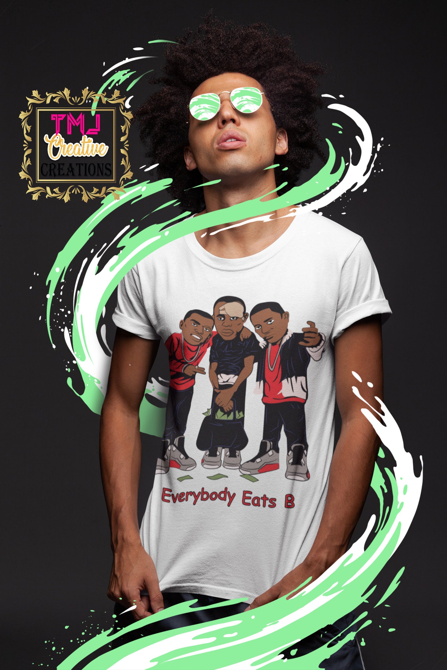 Paid In Full T-Shirt Black Male T-Shirt Celebrity T-Shirt Movies T-Shirt 90's Movie T-Shirt