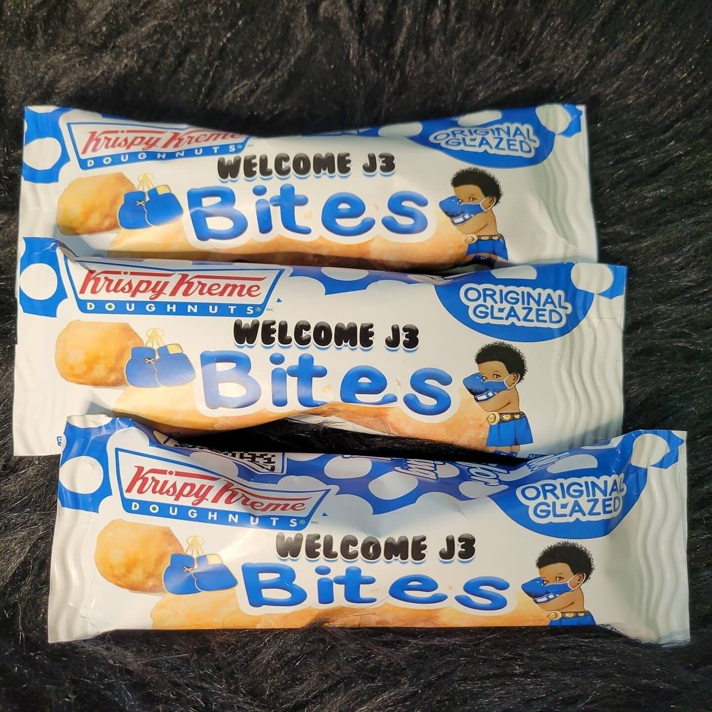 Boxer Baby Shower Chip Bag  Black Baby Chip Bags Baby Sgower Party Favor Afro Baby Favors Space Boxer Theme Baby Shower favors Boxer Party