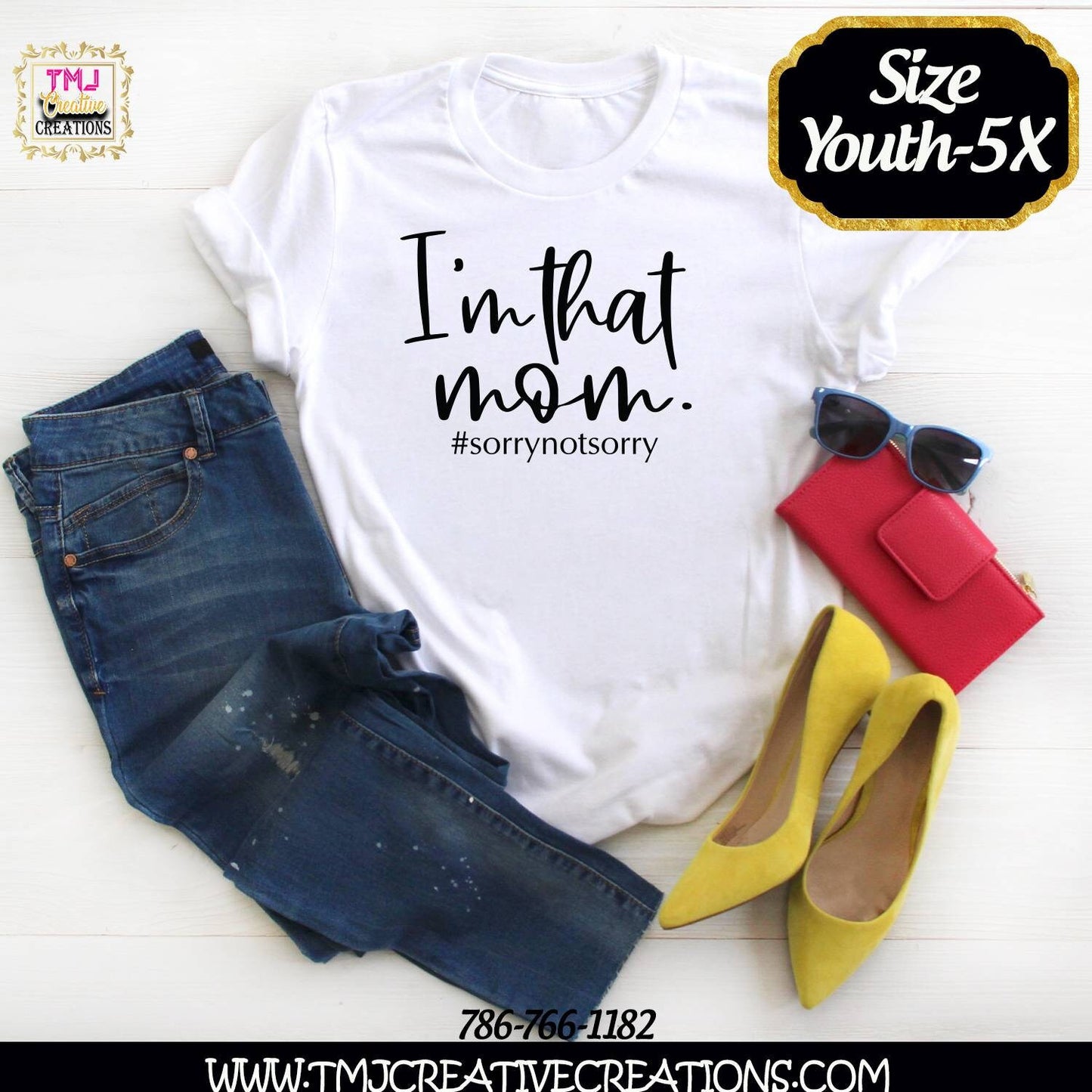 I AM THAT MOM White Print Only Shirt Mommy Shirt Queen Shirt Mommie Shirts Mother's Day Gift Ideas I'm That Mom Tshirt Momma Shirt