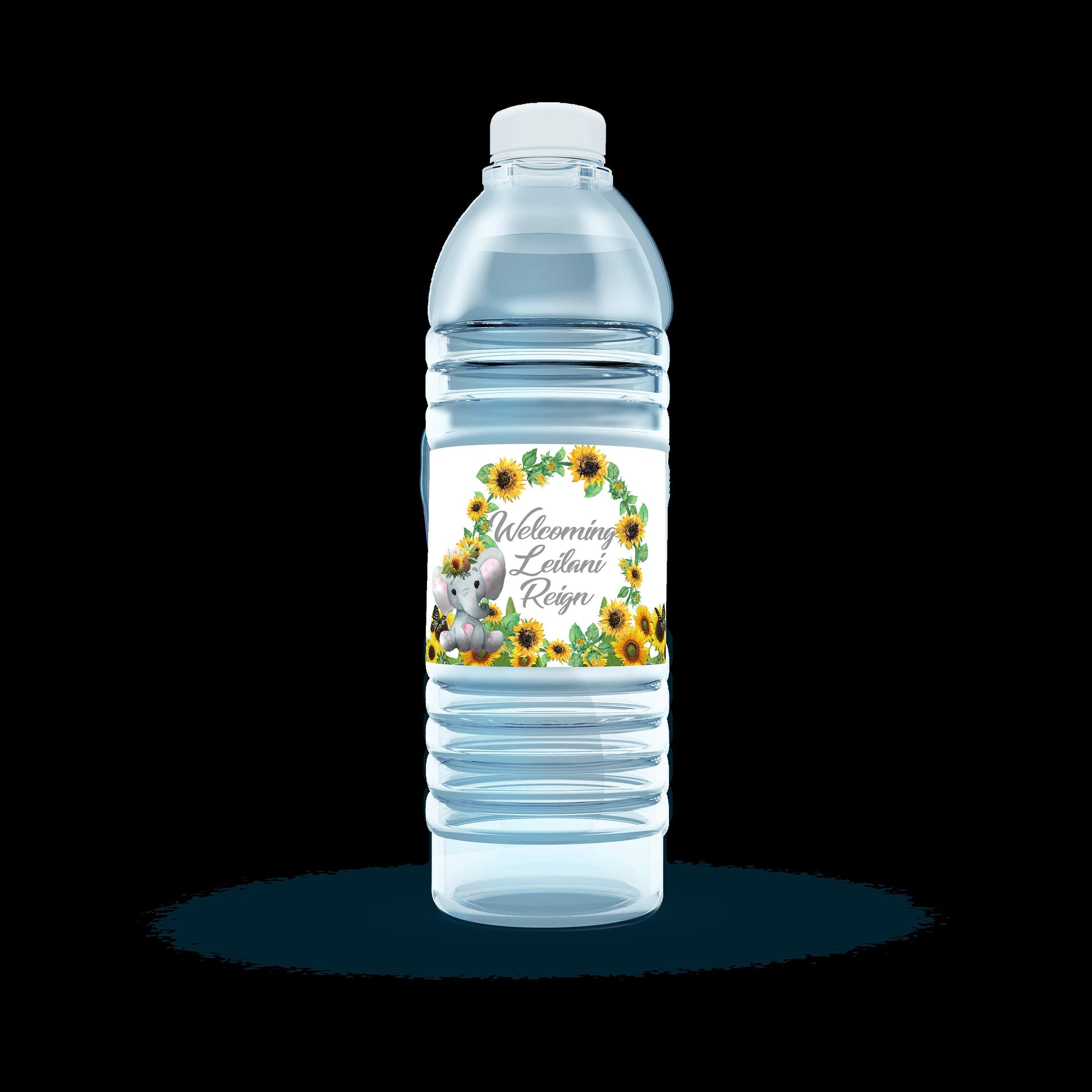 Elephant Sunflower Chip Bag Elephant Chip Bags Elephant Party Favor Sunflower Favor Sunflower Baby Shower favor Elephant Baby Shower