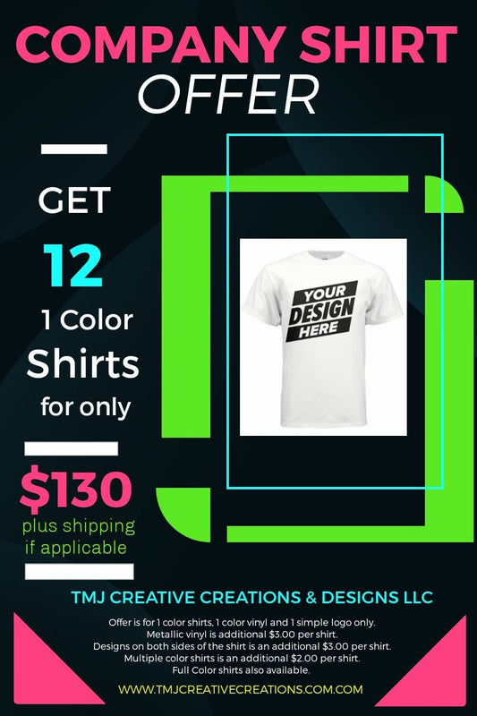 COMPANY SHIRTS Business T-Shirts Business Branding T-Shirt Company T-Shirt Business Gear Work Shirts Work Tshirts Work Gear Company Wear