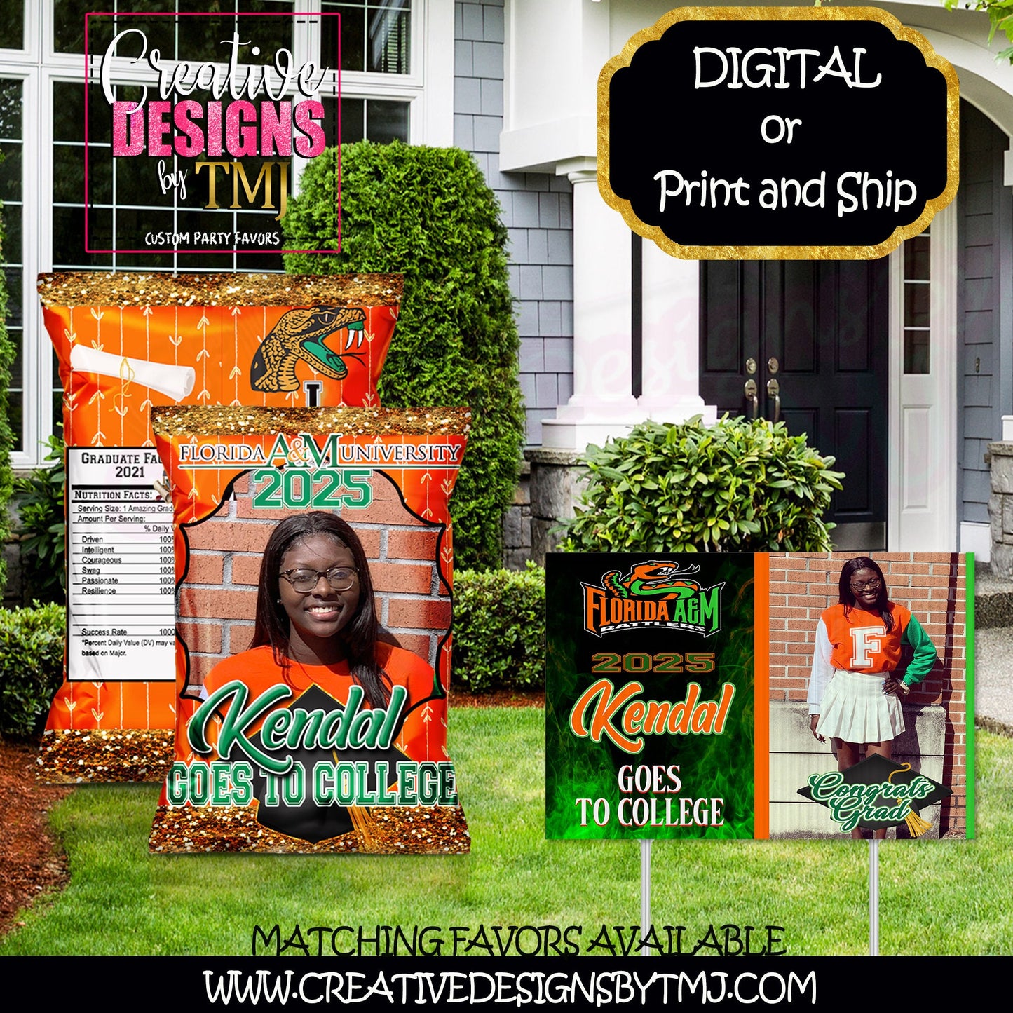 FAMU GRADUATION LAWN Sign Personalized Graduation Lawn Sign Customized Graduation Sign Class of 2020 Graduate Sign 2020 Graduation Sign