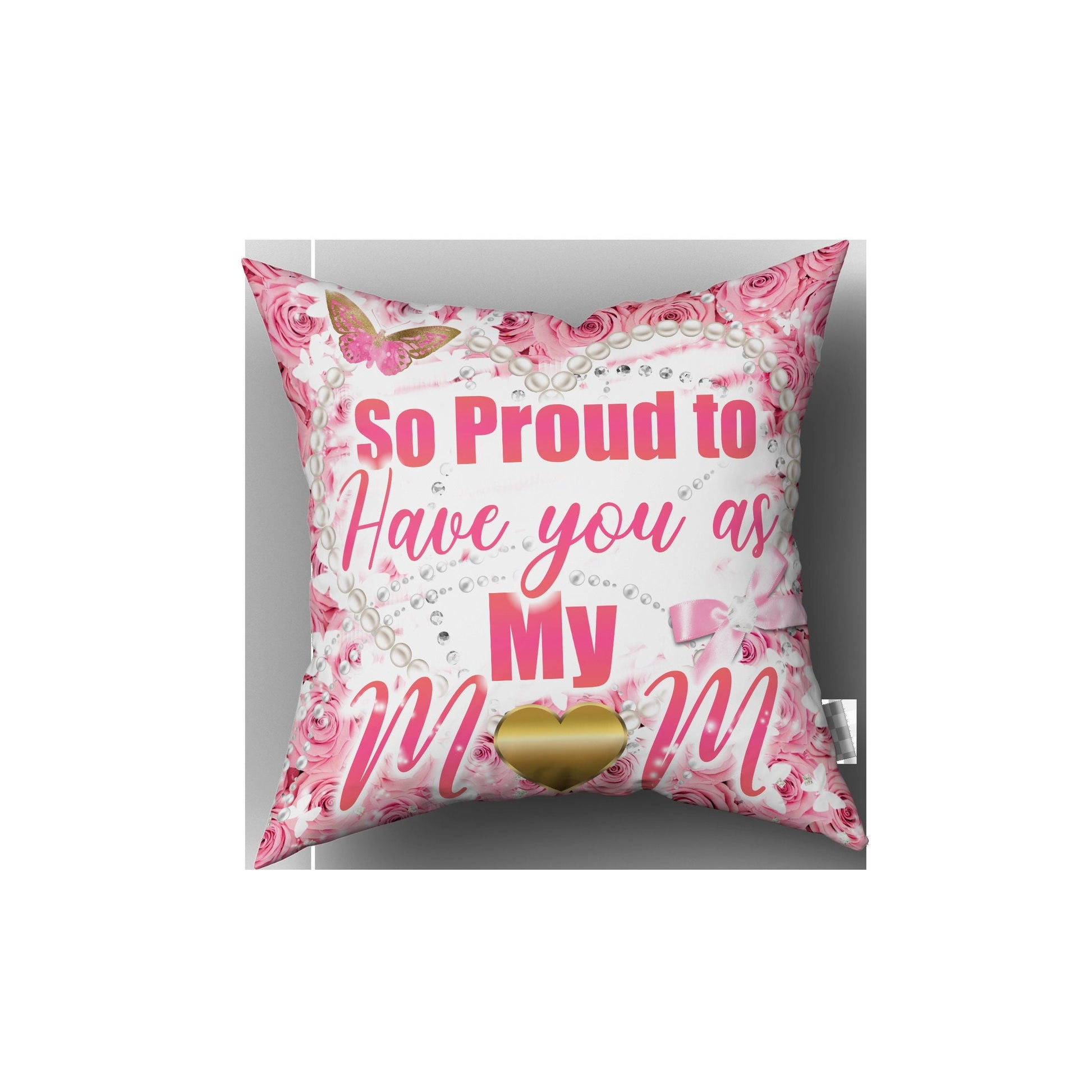 Pink MOTHERS DAY PILLOW, Custom Mothers Day Pillow, Mom Pillow, You are Loved, Beautiful Example of God's Love,  You Surpass them All