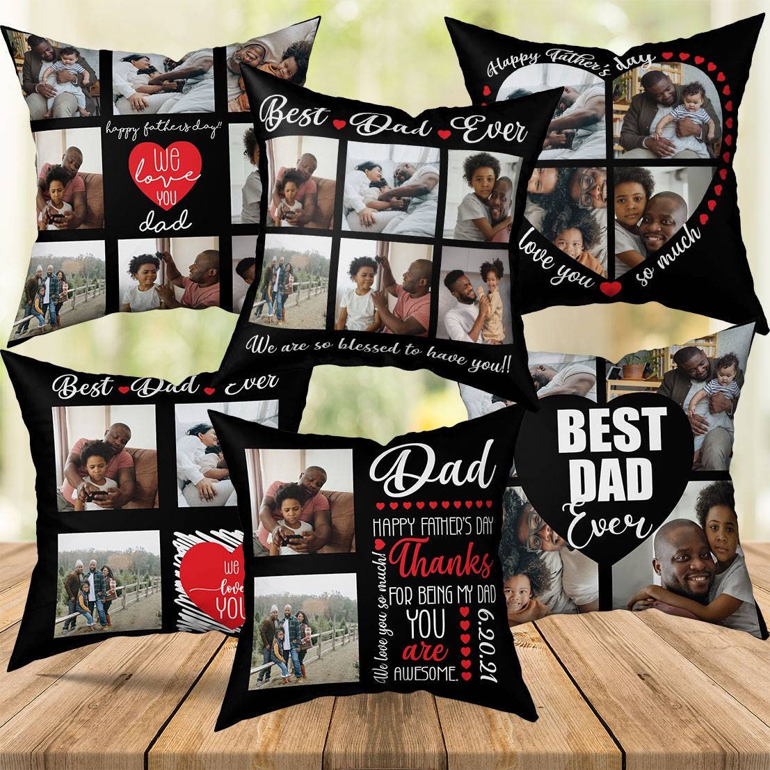 Father's Day Pillow, Best Dad Ever pillow, Custom Father's Day Pillow, Dad Pillow, Grandfather Gift, Gift Ideas, Fathers Day Gift Ideas,