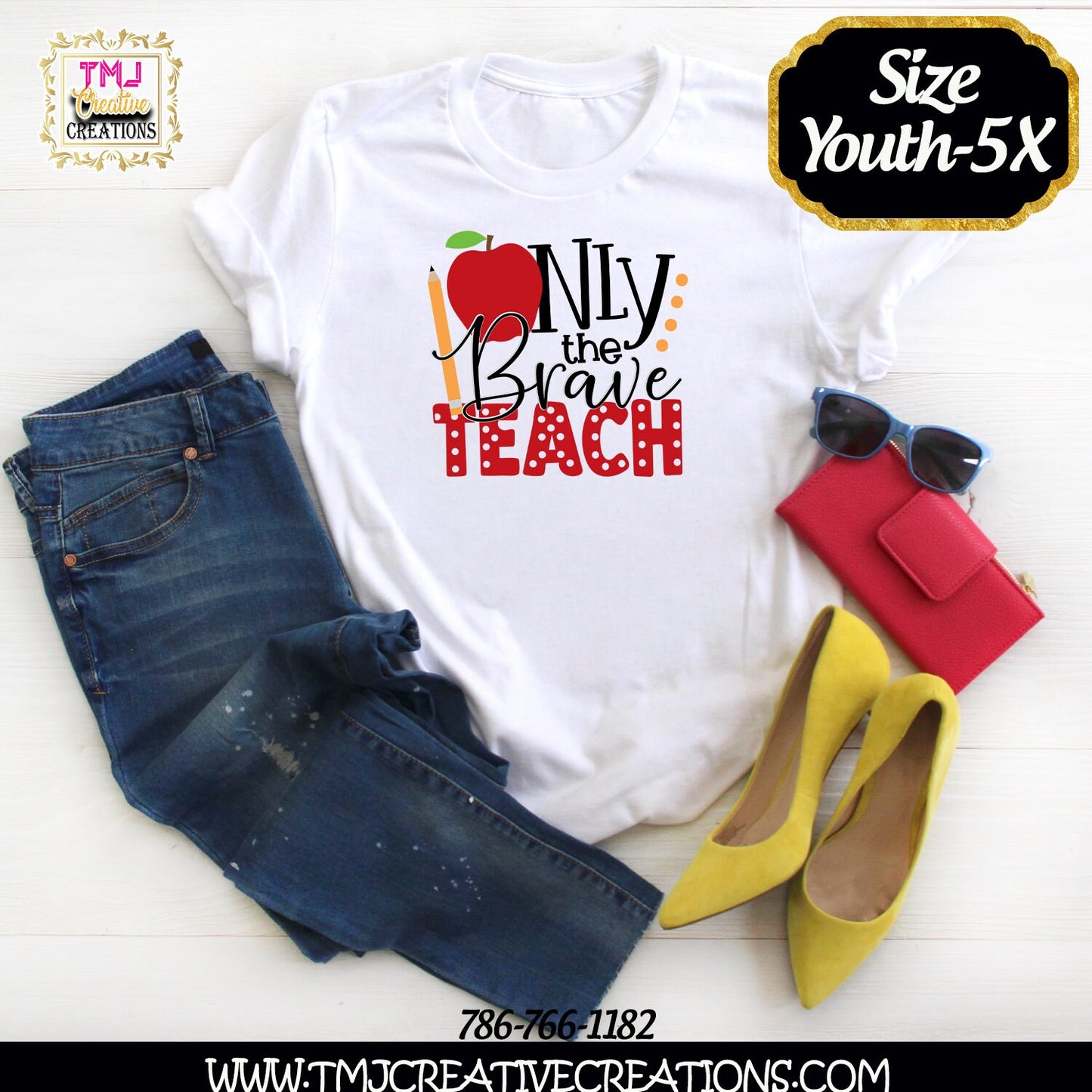 ONLY THE BRAVE Teach Shirt Bundle Teachers Shirt Back to School Shirts Teacher Gift Ideas Back to School TShirts Shits for Teachers