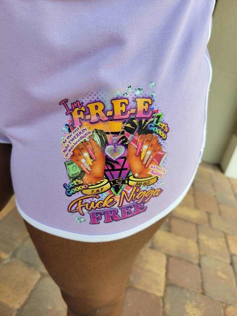 F.N.F. Short Set Woman Shortset Hot Girl Summer Short Set Young Woman Short Set Cute Outfit Savage Outfit Hot Girl Summer Outfit Ratchet Set