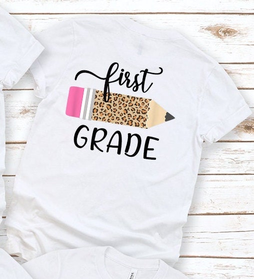 FIRST GRADE Teacher Shirt Back to School Shirts Teacher Gift Ideas Back 2 School Shirts Shits for Teachers